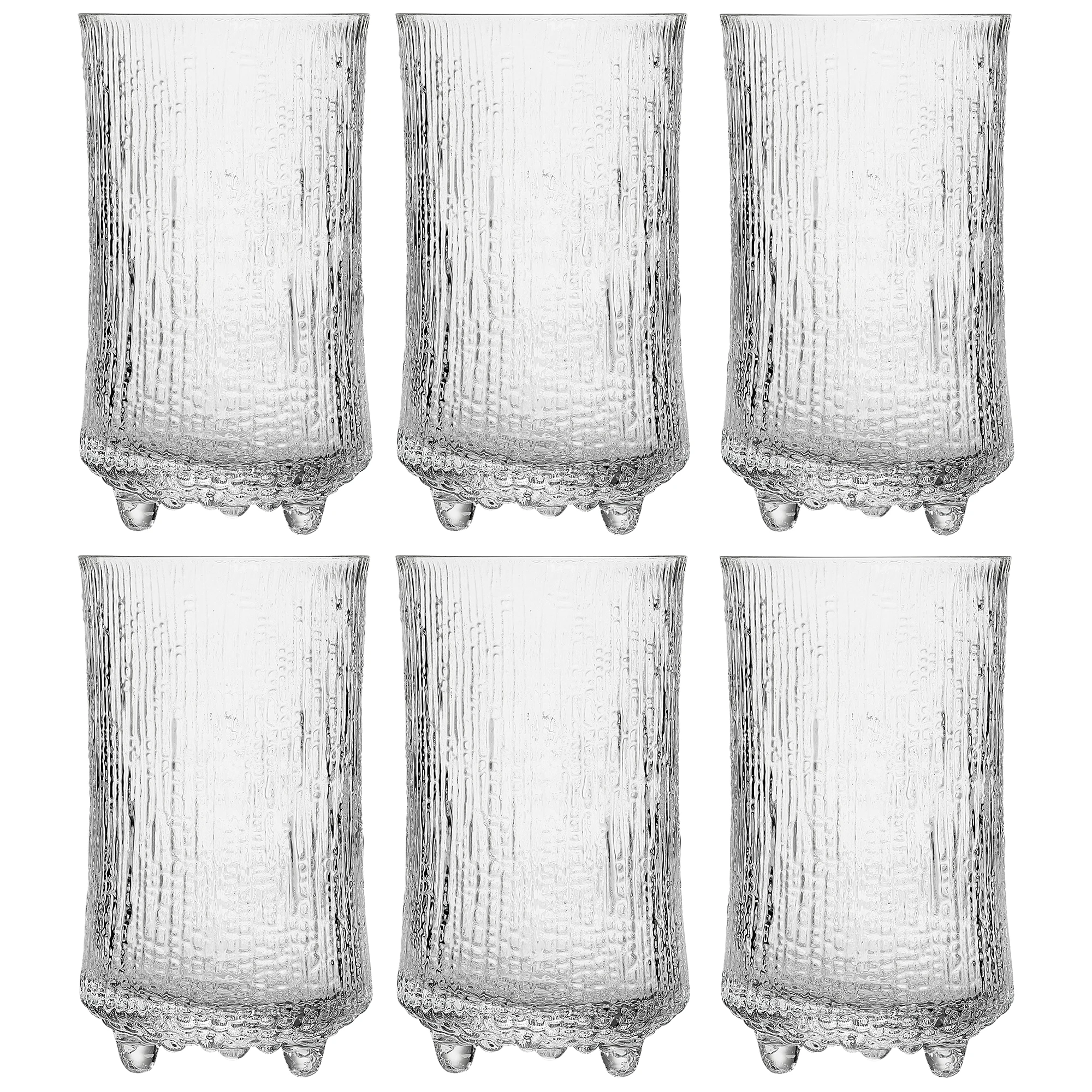 Iittala Ultima Thule Beer s 60cl 2 Pcs &Oslash;l 60 Cl 6-pak t - &Oslash;lglas Glas Klar - 1015657X3