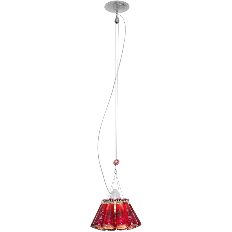 Campari Light Pendel Rød 400 cm