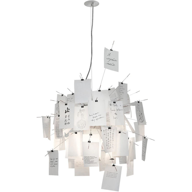 Zettel'z 6 Pendel Sølv 200 cm