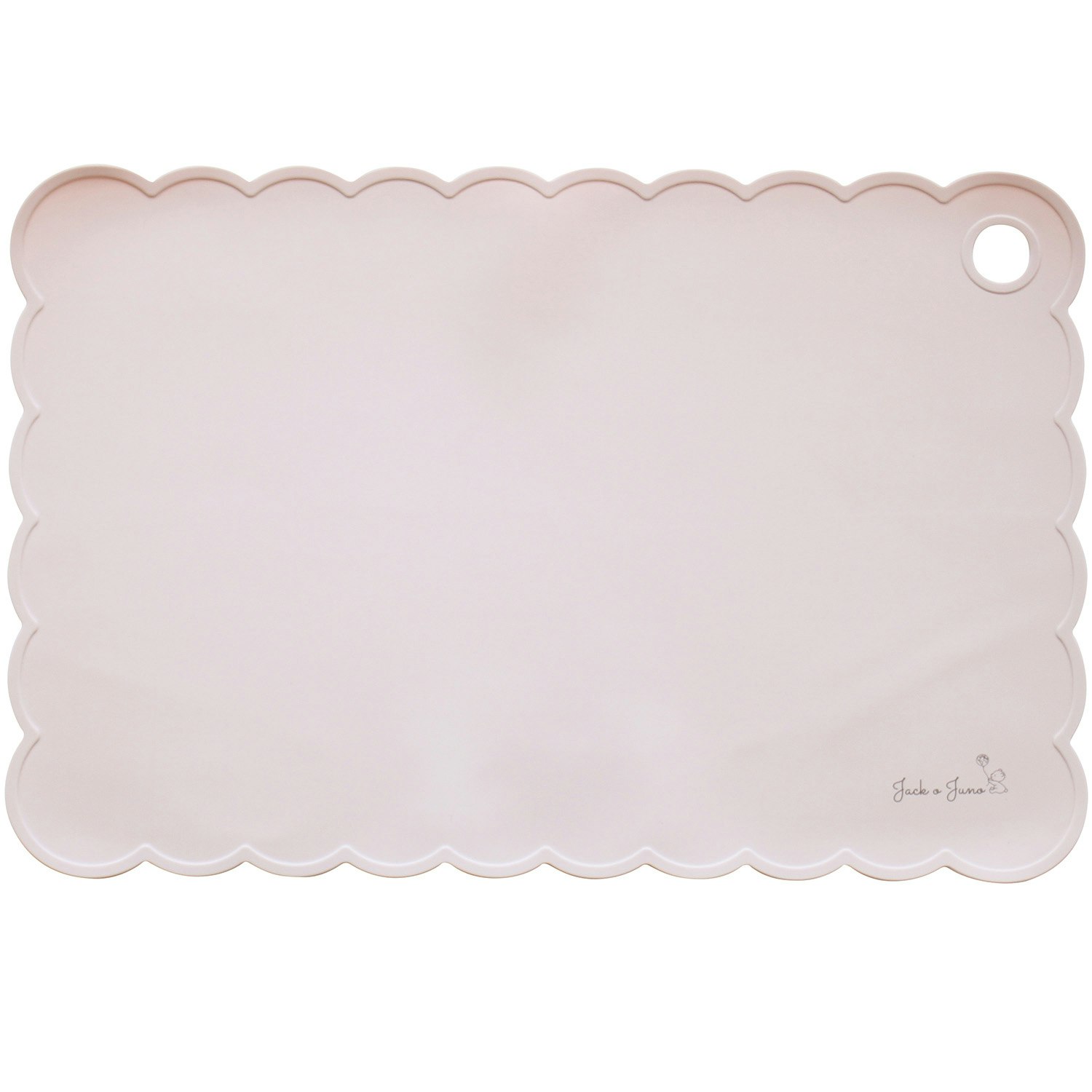 Jack o Juno Poppy D&aelig;kkeserviet 25x38 Cm Lys Rosa - B&oslash;rneservice Silikone Light Pink - D426LP-O