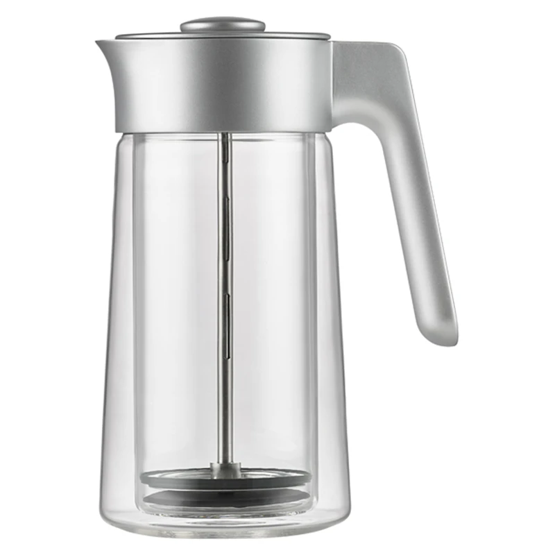 Stempelkande 0,8 l, Sølv