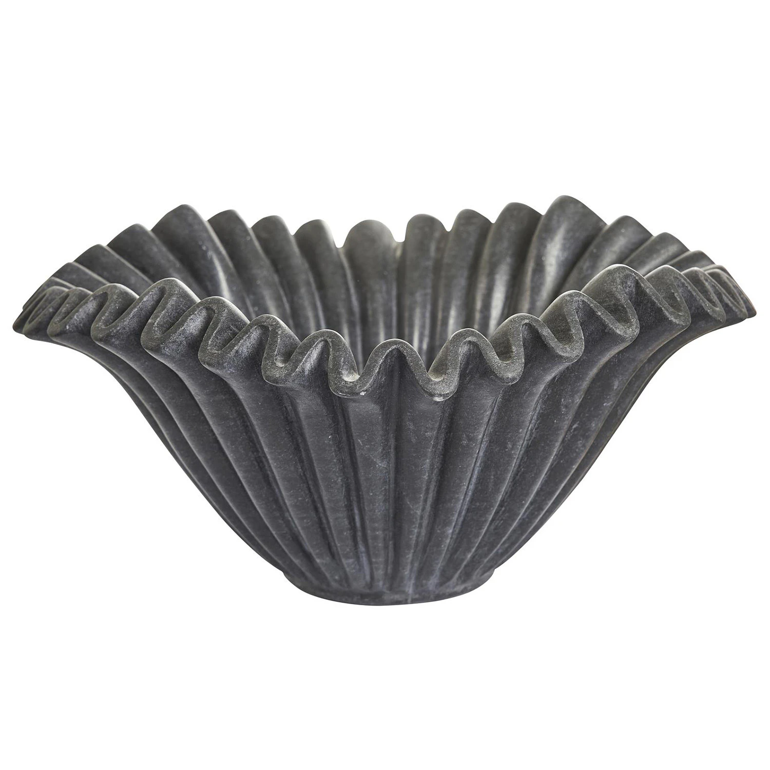 Jakobsdals Anemone Sk&aring;l &Oslash;30 Cm - Serveringssk&aring;le Marmor Sort - N812208-02