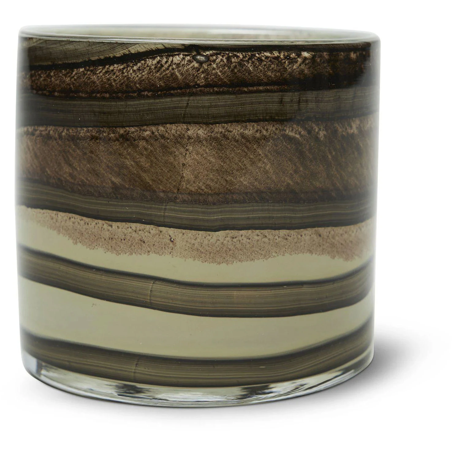 Jakobsdals Florence Lysestage 12 Cm - Fyrfadsstager Glas Brun - N892400-02