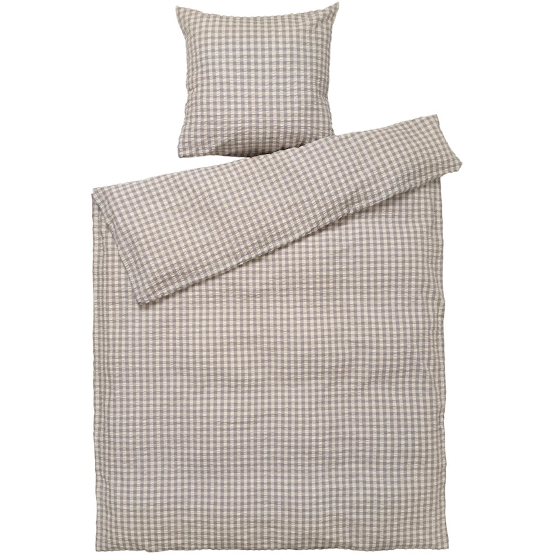 Bæk & Bølge Sengesæt 150x210 + 50x60 cm, Gråt