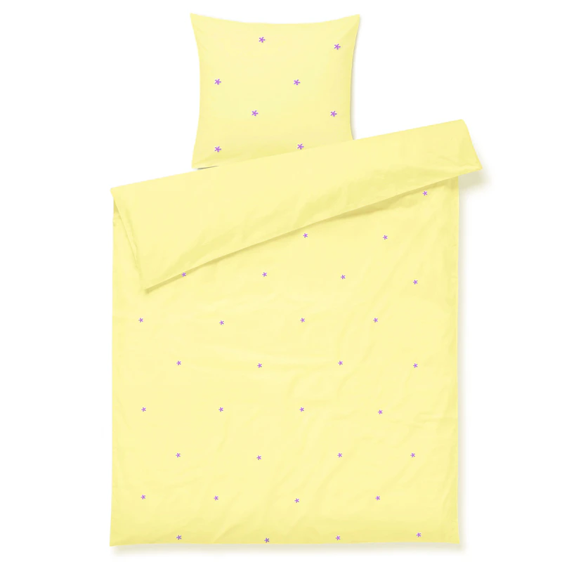 Juna Sengesæt 100x140 cm + 40x45 cm, Gult