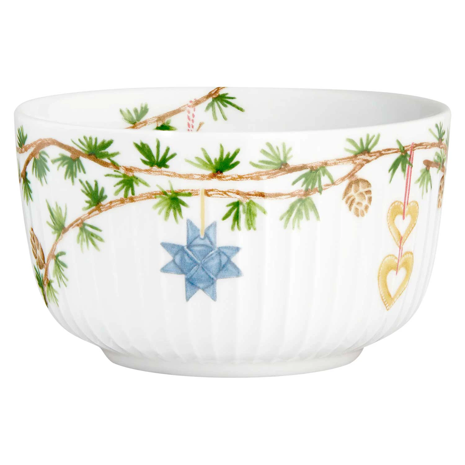 K&auml;hler Hammersh&oslash;i Julesk&aring;l 12 Cm - Serveringssk&aring;le Porcel&aelig;n Hvid - 693245