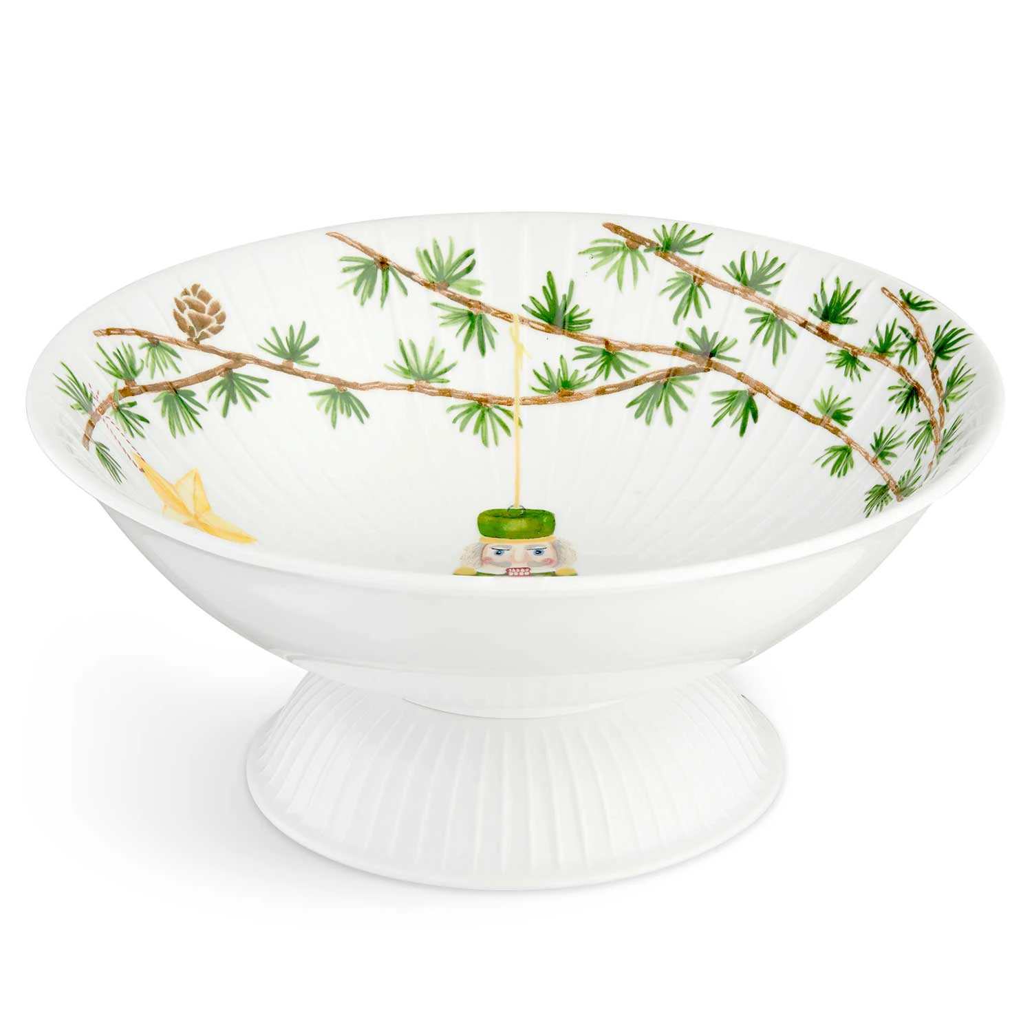 K&auml;hler Hammersh&oslash;i Julesk&aring;l 23 Cm - Serveringssk&aring;le Porcel&aelig;n Hvid - 693130