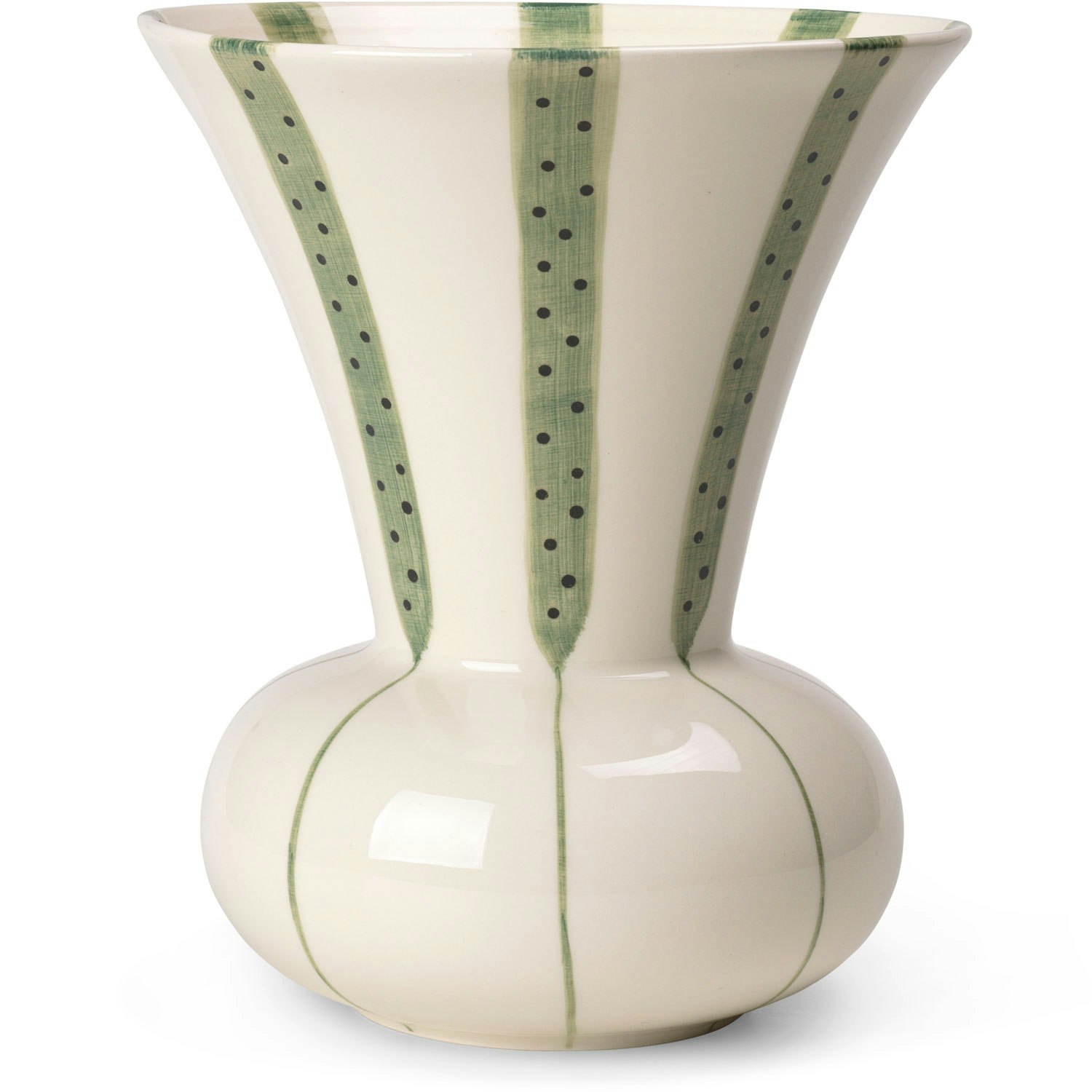 K&auml;hler Signature Vase H20 Cm - Vaser Stent&oslash;j Gr&oslash;n - 690480