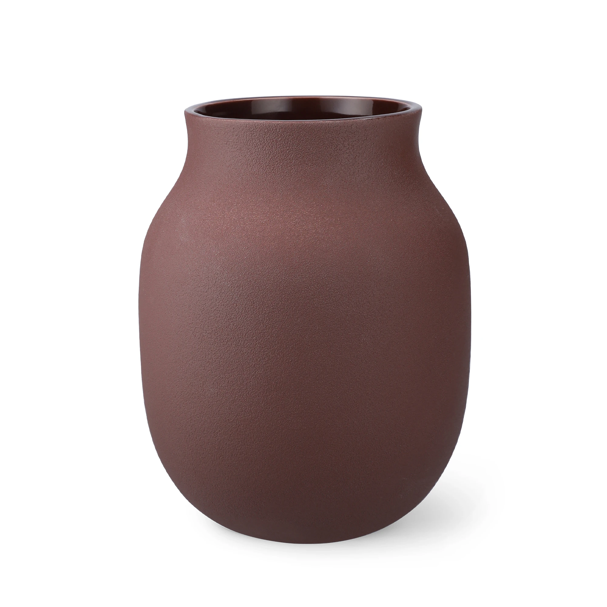 K&auml;hler Studio Omaggio Vase 20 Cm - Vaser Stent&oslash;j Burgundy - 690104