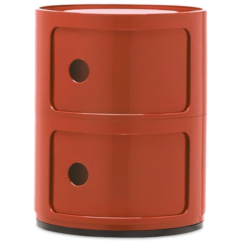 Componibili Classic Opbevaring Med 2 Rum, Orange