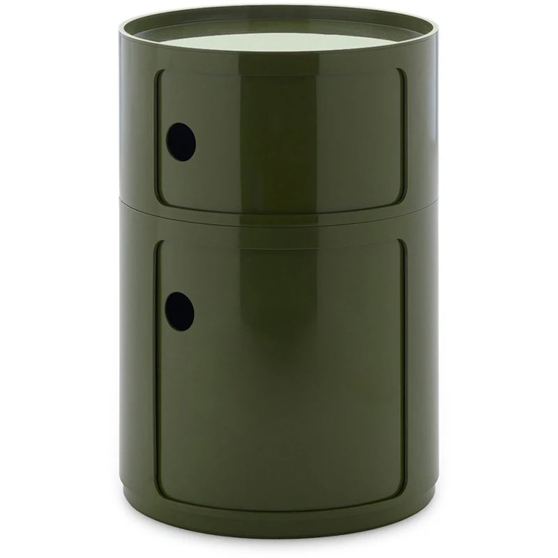 Componibili New Big Opbevaring Med 2 Rum, Grøn