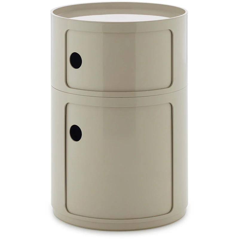 Componibili New Big Opbevaring Med 2 Rum, Dove Grey