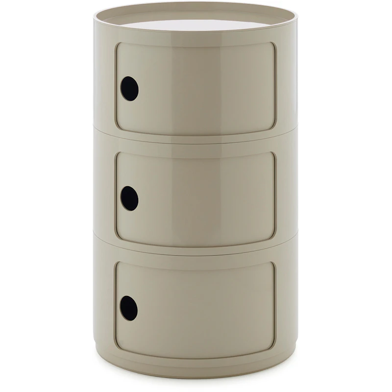 Componibili New Big Opbevaring Med 3 Rum, Dove Grey