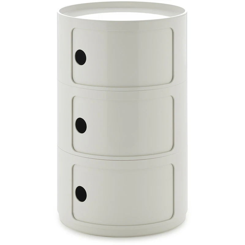 Componibili New Big Opbevaring Med 3 Rum, Hvid