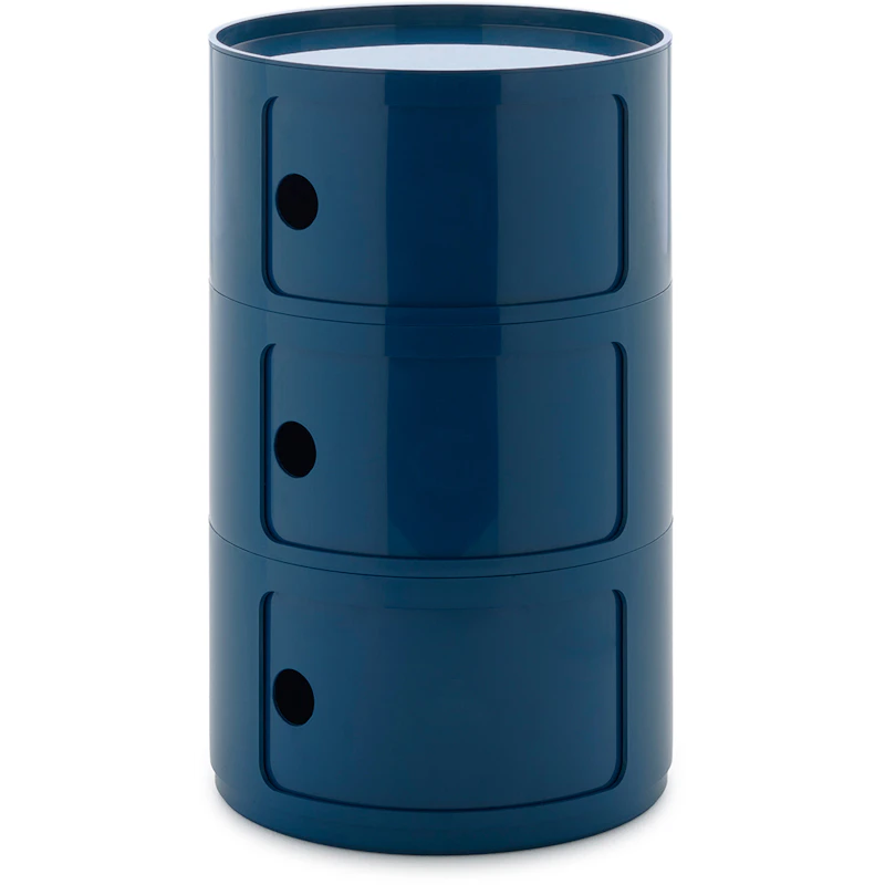 Componibili New Big Opbevaring Med 3 Rum, Blå