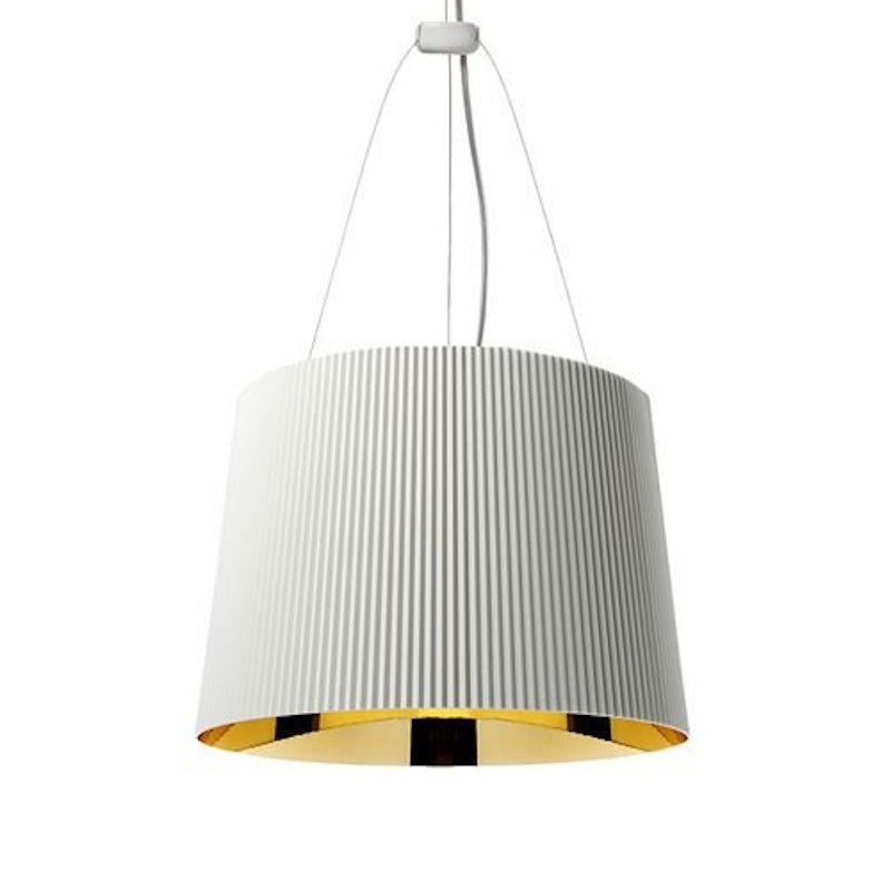 Gè Pendel, Hvid / Guld