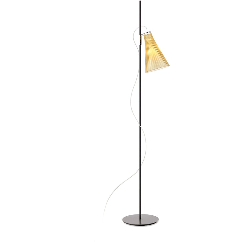 K-Lux Gulvlampe, Sort / Straw Yellow