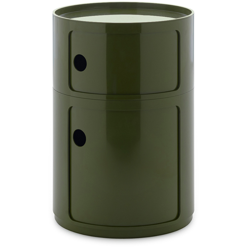 Componibili New Big Opbevaring Med 2 Rum, Grøn