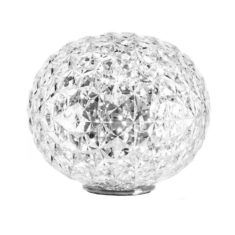 Planet Bordlampe LED Ø33cm, Krystal