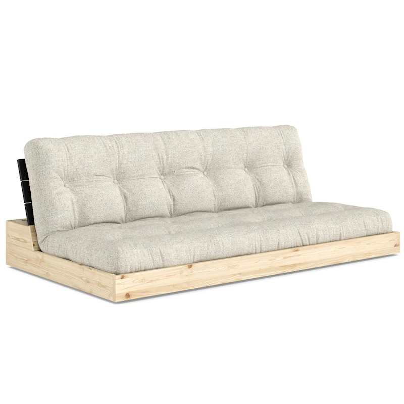 Base Sofa Bed, Black Night / Soft Chalk