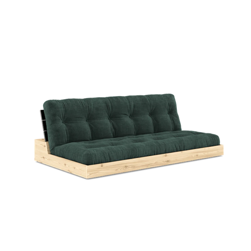 Base Sovesofa Med 5-Lags Madras Black Night/Seaweed