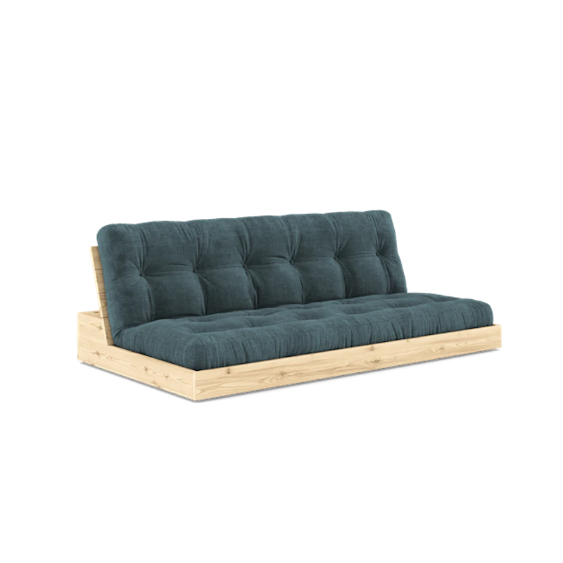 Base Sovesofa Med 5-Lags Madras Klar/Pale Blue