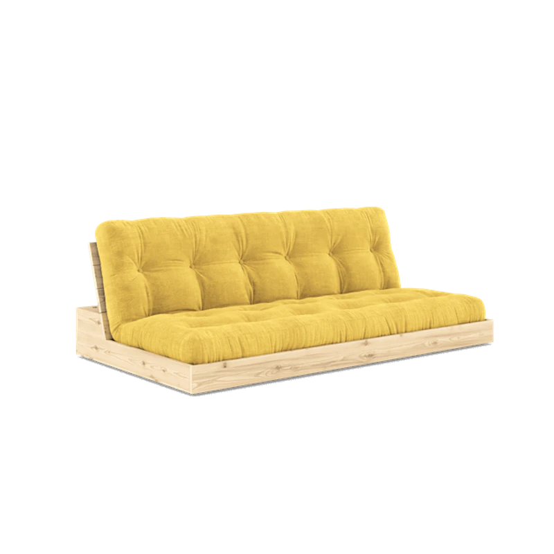 Base Sovesofa Med 5-Lags Madras Klar/Honning