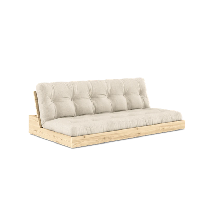 Base Sovesofa Med 5-Lags Madras Klar/Linned