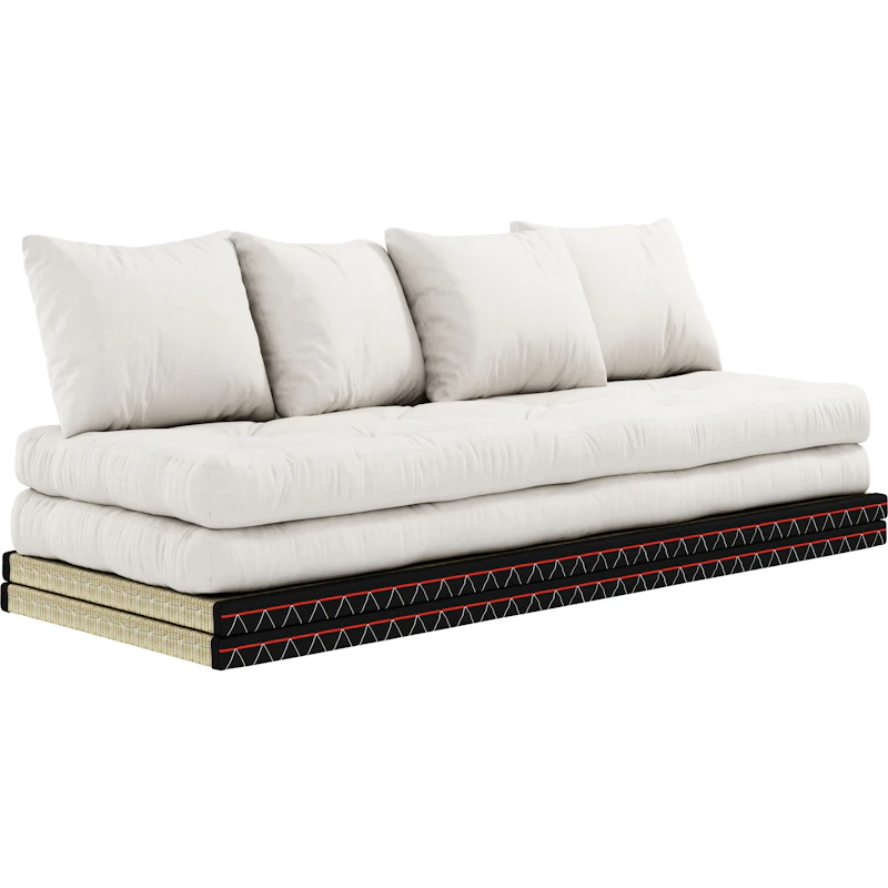 Chico Sofa Med Madras 80x200 cm, Naturlig