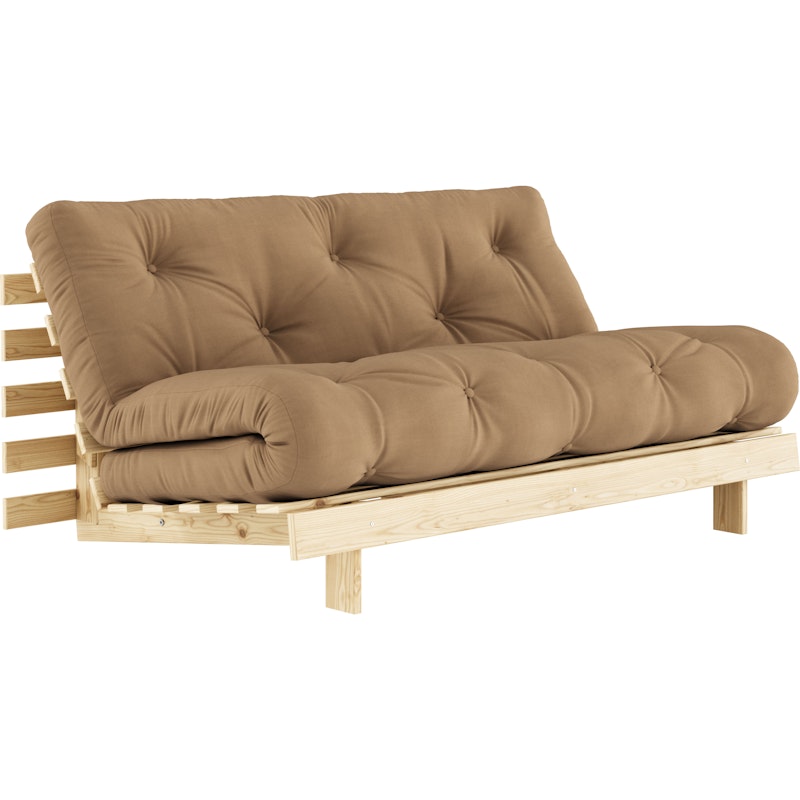 Roots 160 Sovesofa Med Madras, Raw / Mocca