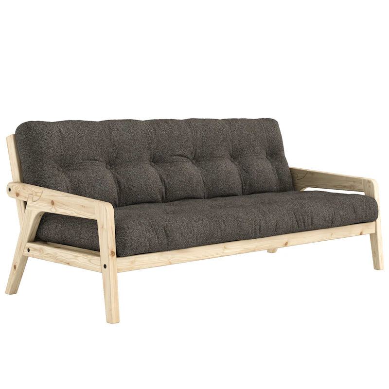 Grab Sofa Bed, Raw / Mellow Brown