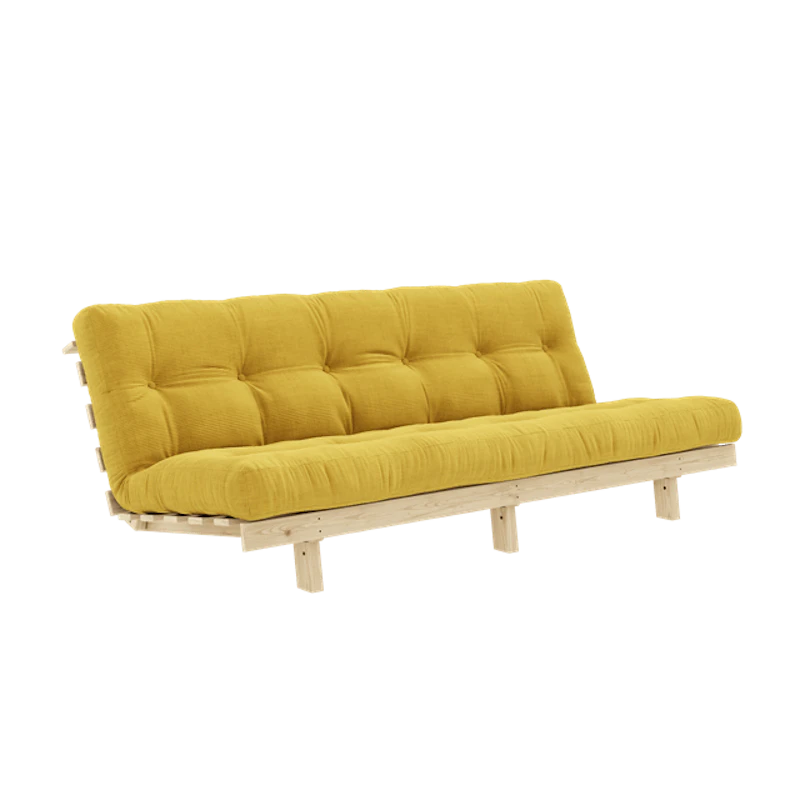 Lean Sovesofa Med Alpha Madras 130x200 Honning/Raw