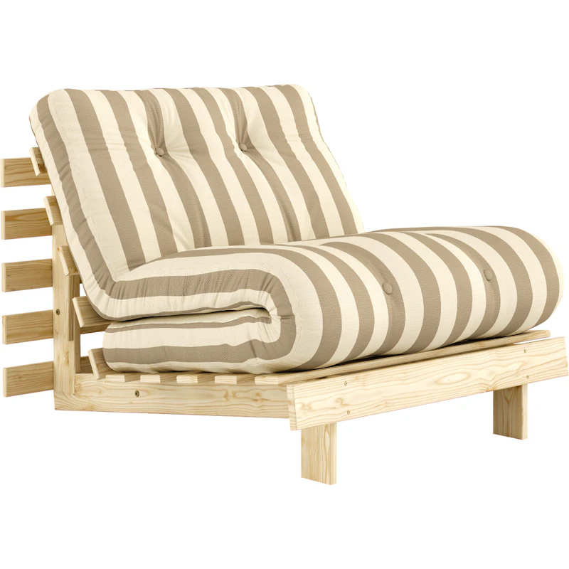 Roots Sovesofa 90x200 cm, Cremefarvet / Sand