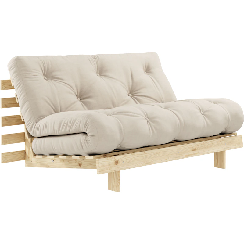 Roots 140 Sovesofa Med Madras, Raw / Beige