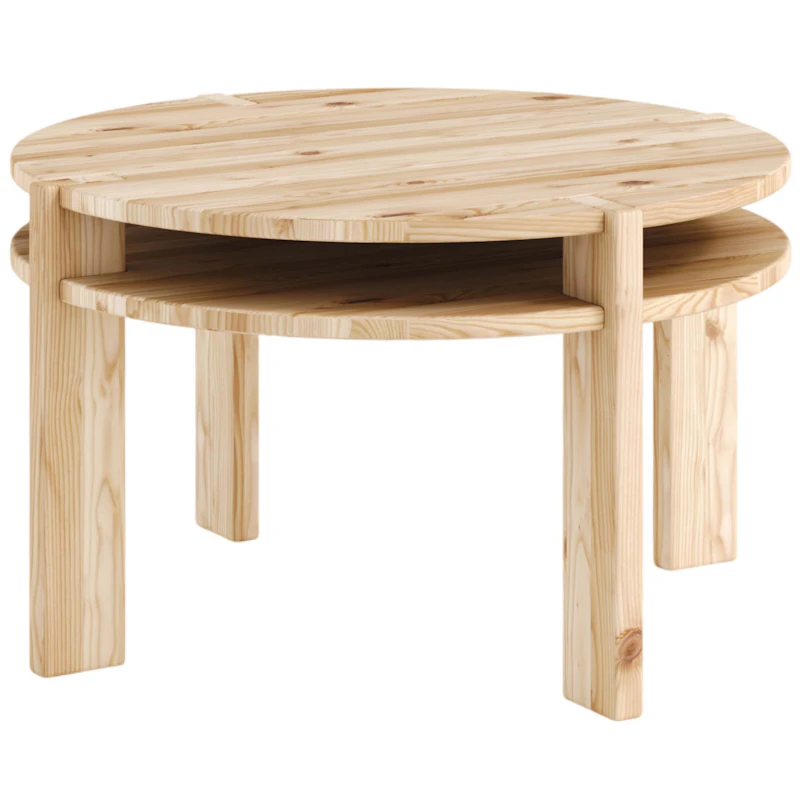 Tuck Sofabord Rund, Raw