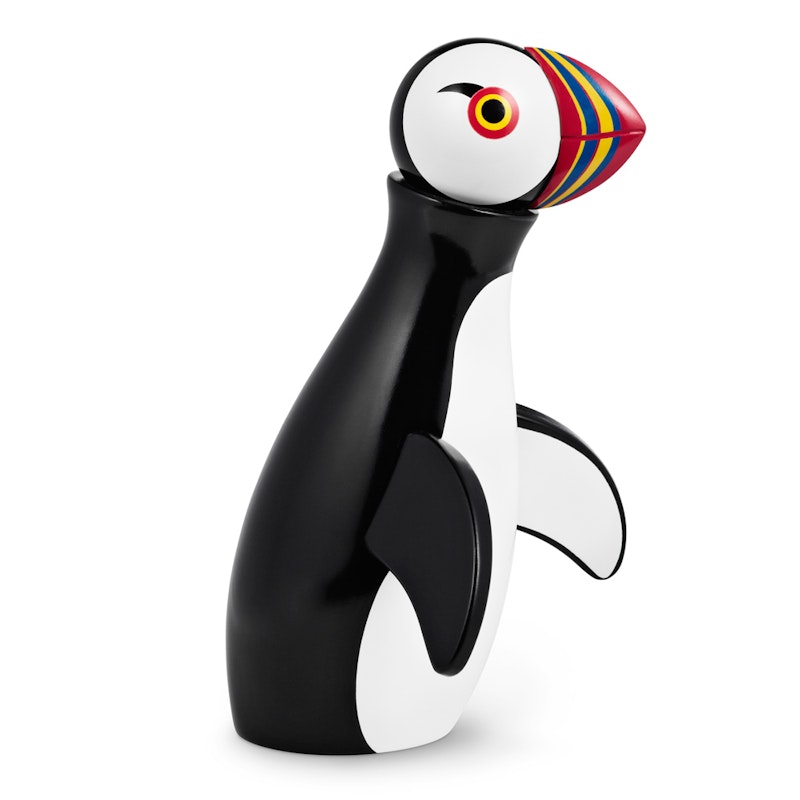 Lunnefågel Træfigur, 19,5 cm