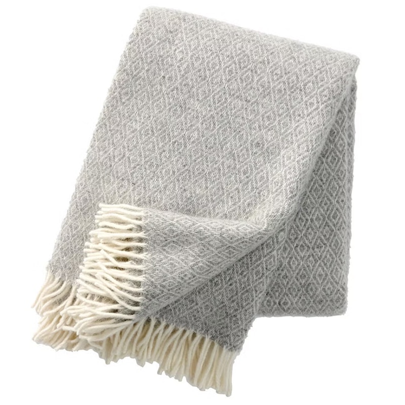 Dis Wool Plaid 120x170 cm, Grey