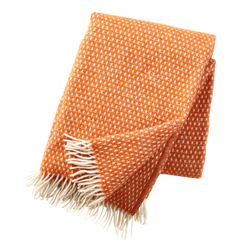 Knut Uldtæppe 130x200 cm, Orange
