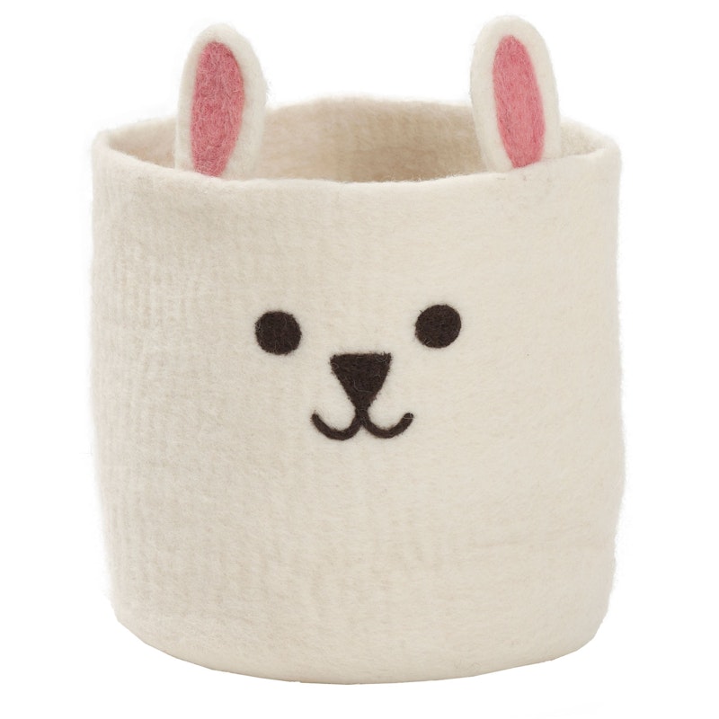 Rabbit Kurv Hvid, Ø20 cm