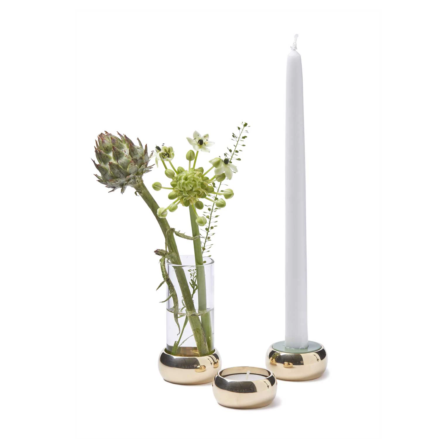 Klong Constella Gave&aelig;ske - Lysestager Messing - 30207