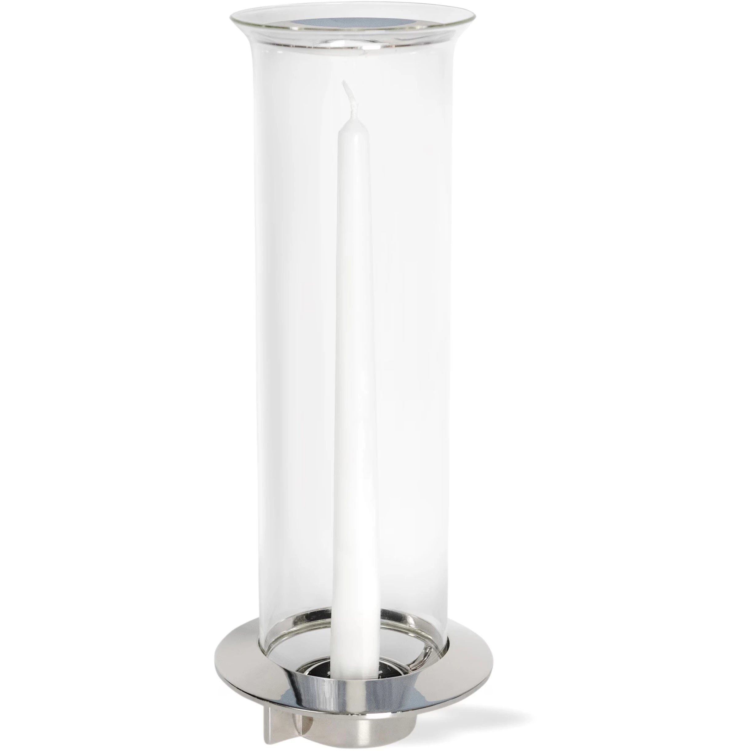 Klong Fyr Lysestage Nikkel - Fyrfadsstager Nikkelbelagt Messing Nickel - 30317