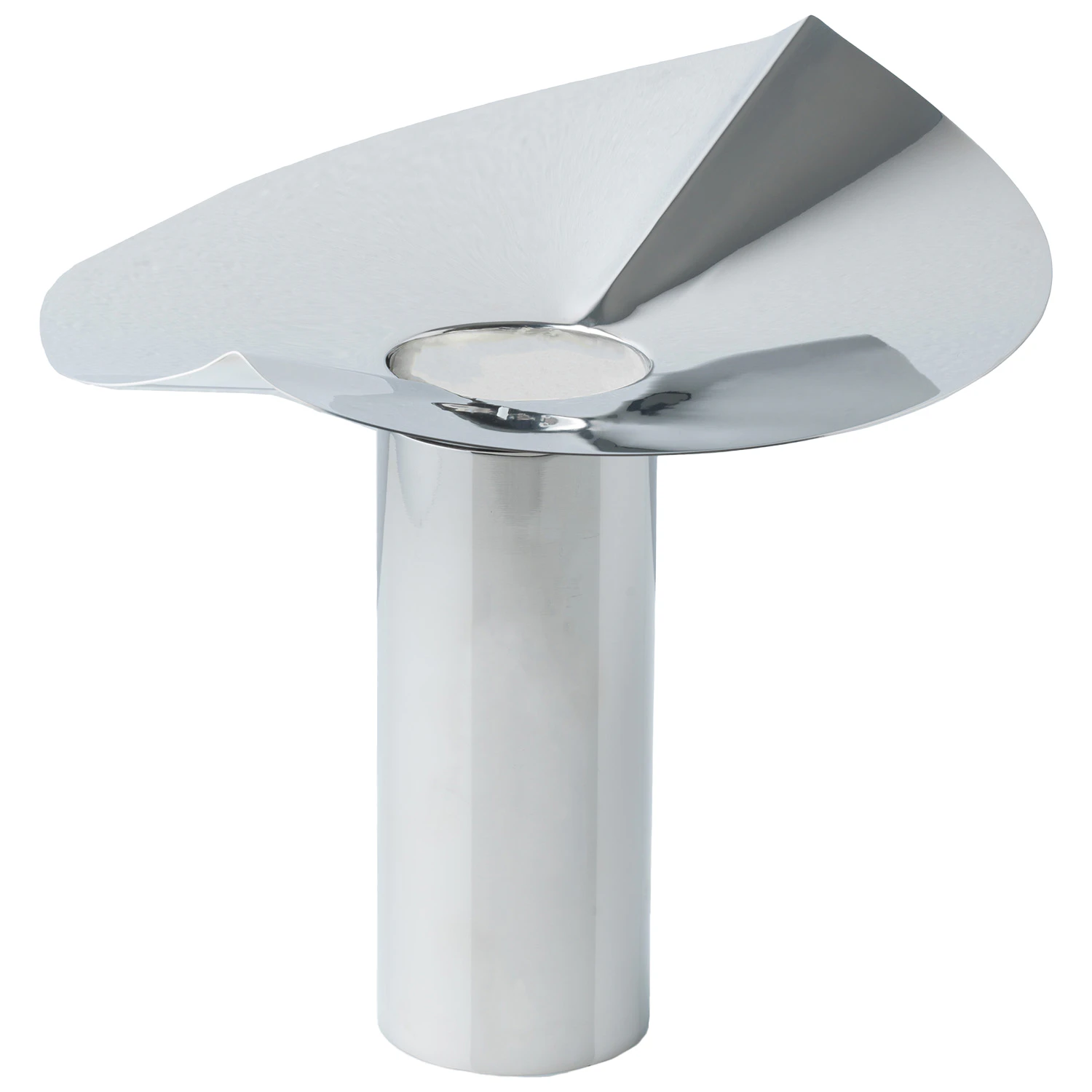 Klong Leaf Lysestage / Vase Rustfrit - Lysestager St&aring;l - 30535