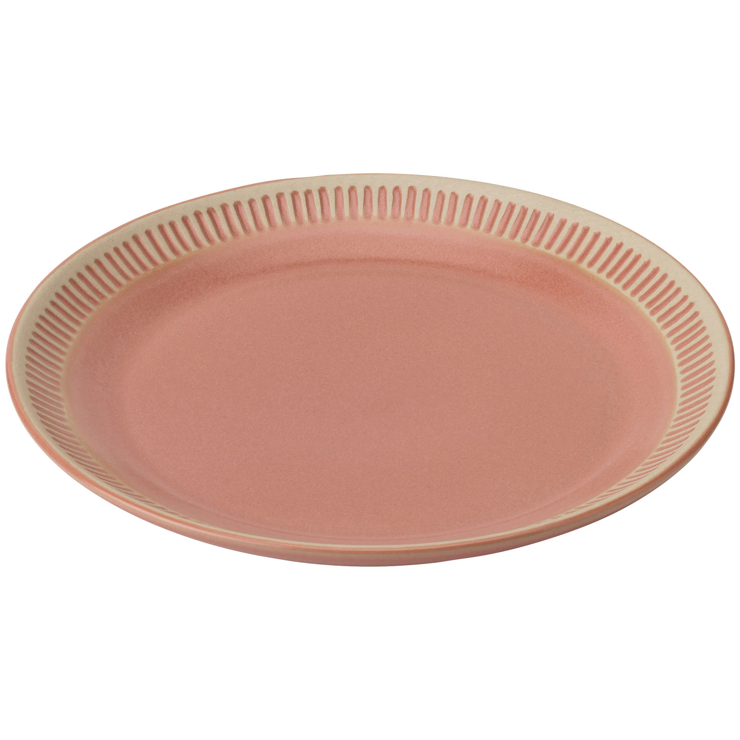 Knabstrup Keramik Colorit Tallerken 19 Cm farvet - Asietter Stent&oslash;j Koral - K1283