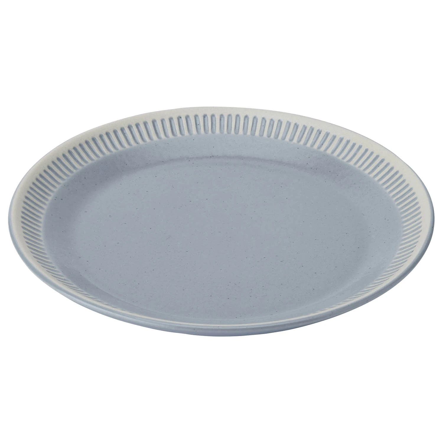 Knabstrup Keramik Colorit Tallerken 22 Cm M&oslash;rkegr&aring; - Middagstallerkner Stent&oslash;j Dark Grey - K1400-6