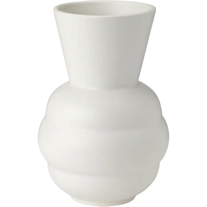 Knabstrup Keramik Tortus Archie No1 Vase 21 Cm - Vaser Keramik Hvid - K1570