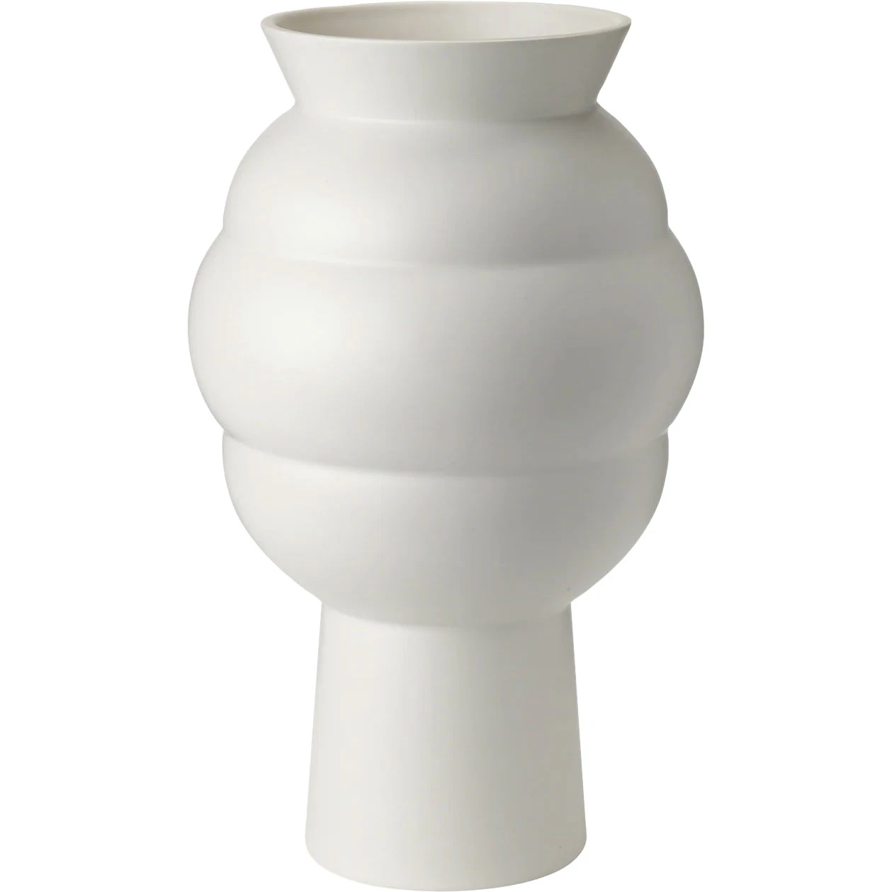 Knabstrup Keramik Tortus Archie No4 Vase 37 Cm - Vaser Keramik Hvid - K1573
