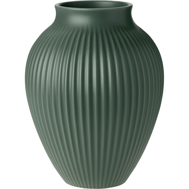 Vase Rillet 27 cm, Celadon Green