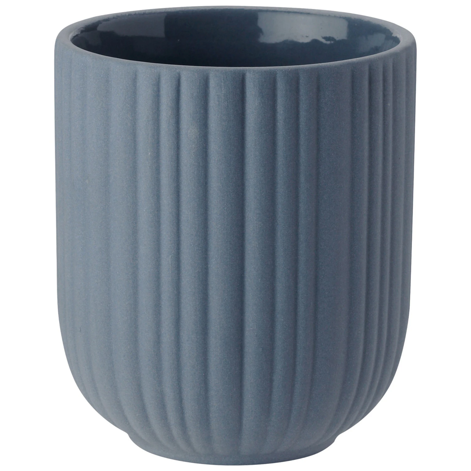 Knabstrup Keramik Verda Krus 25 Cl - Kaffekopper Stent&oslash;j Dusty Blue - K1500-3