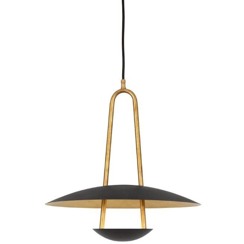 Satellit Pendel Rå Messing / Sort, 40 cm
