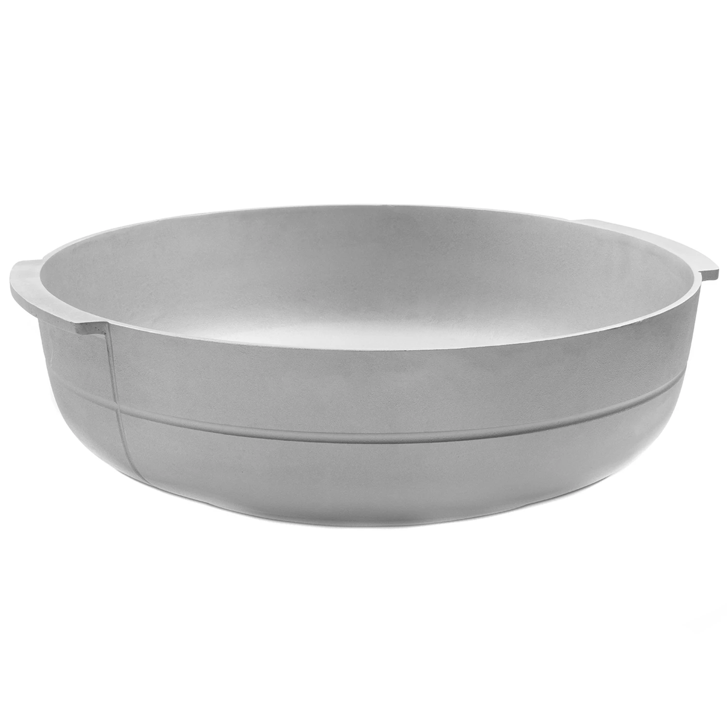 Korbo Linea Krukke No 3 Bred - Krukker Sandst&oslash;bt Aluminium - 40302